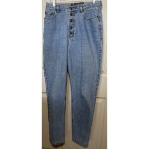 Vtg Paris Sport Club Women's Tapered Button Fly Jeans Size 13